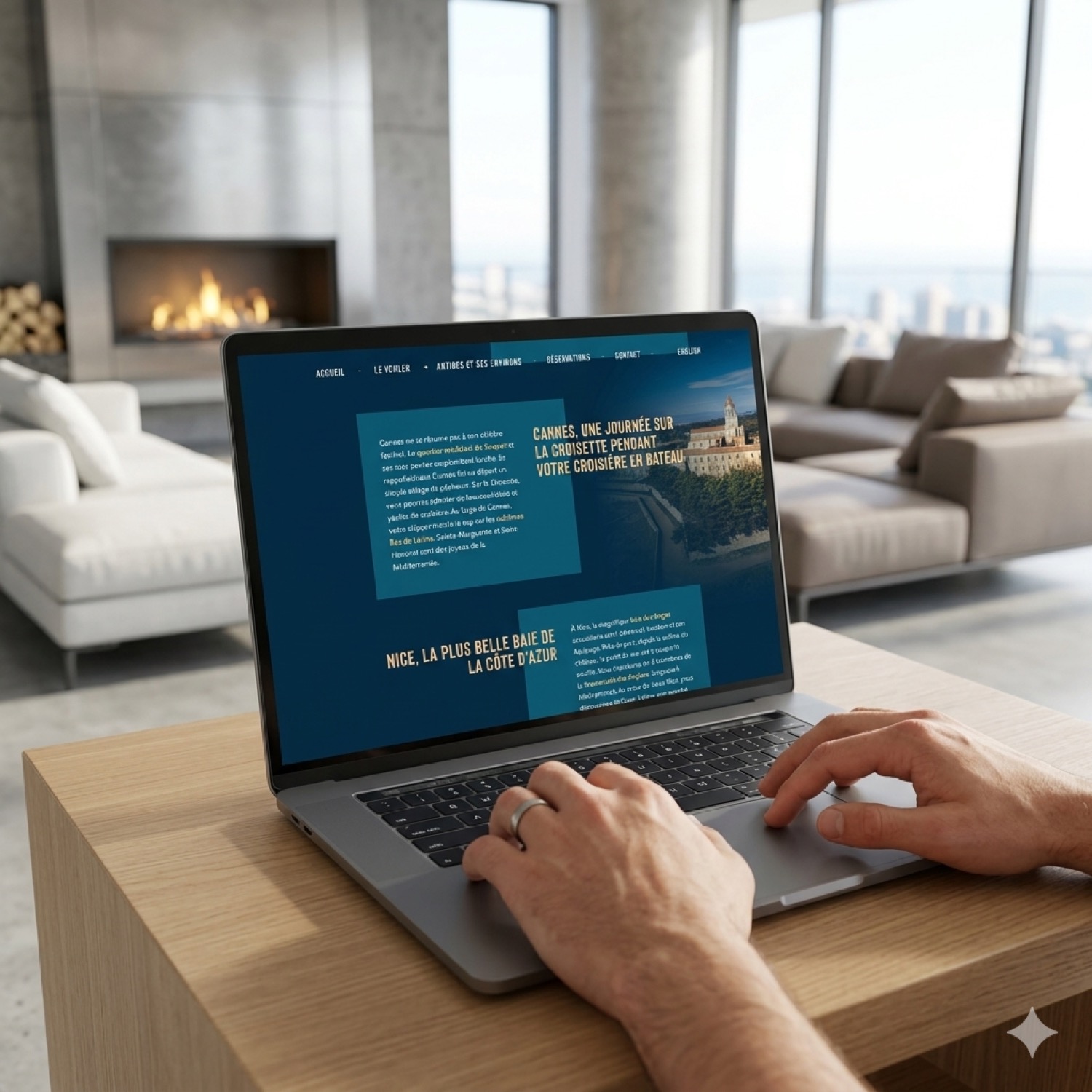 Webdesign et direction artistique pour Voile et Patrimoine — Visuel du projet